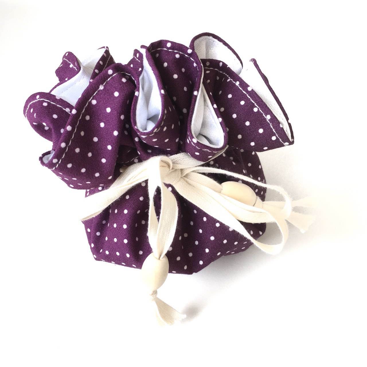 Bourse à savon "Purple Dots"