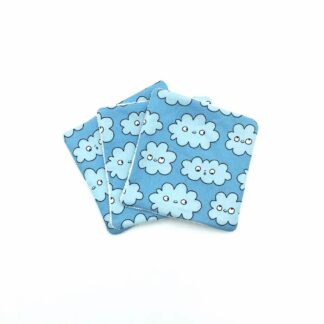 Lot de 3 lingettes "Con le nuvole"