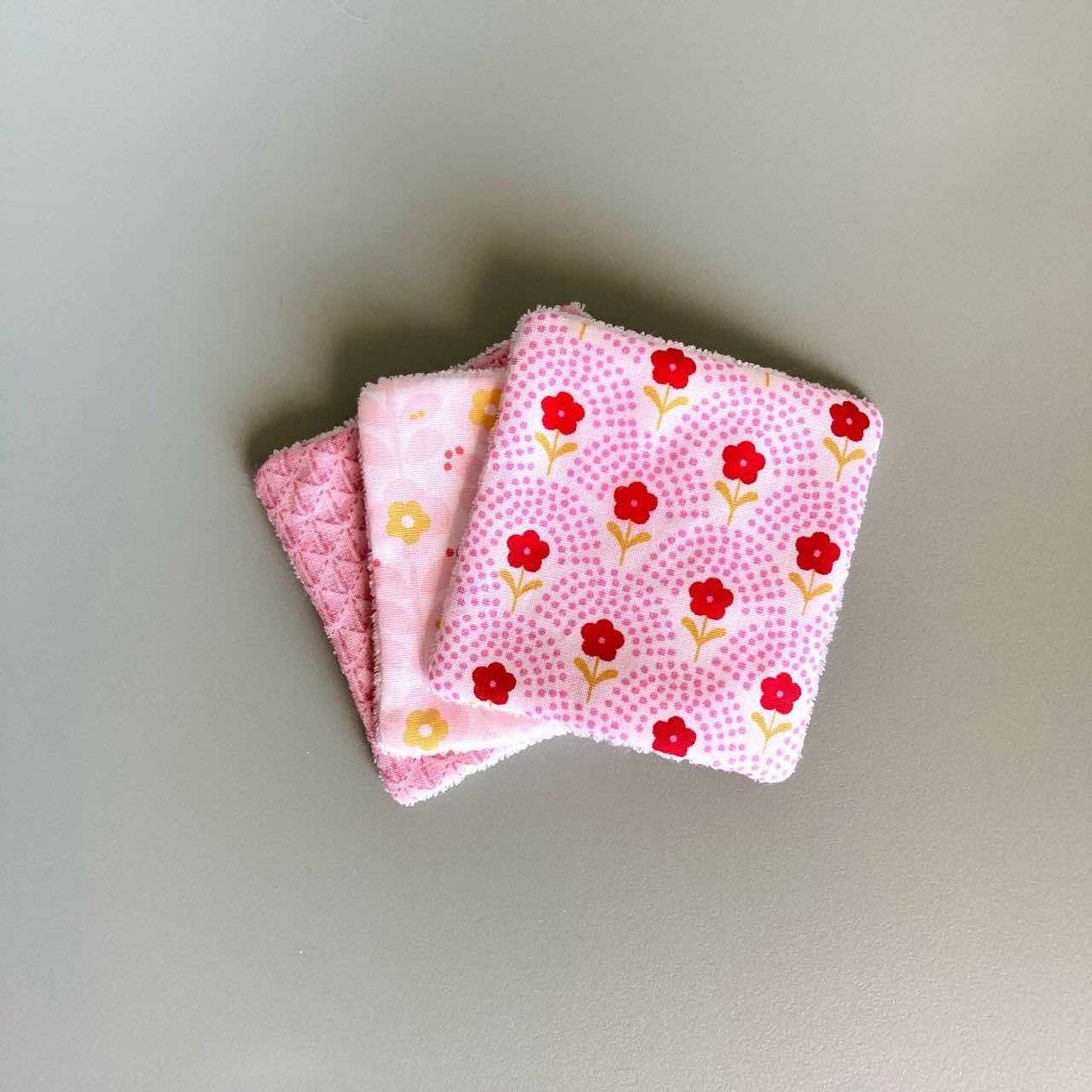 Trio de mini-lingettes (divers coloris à choix) – Image 3