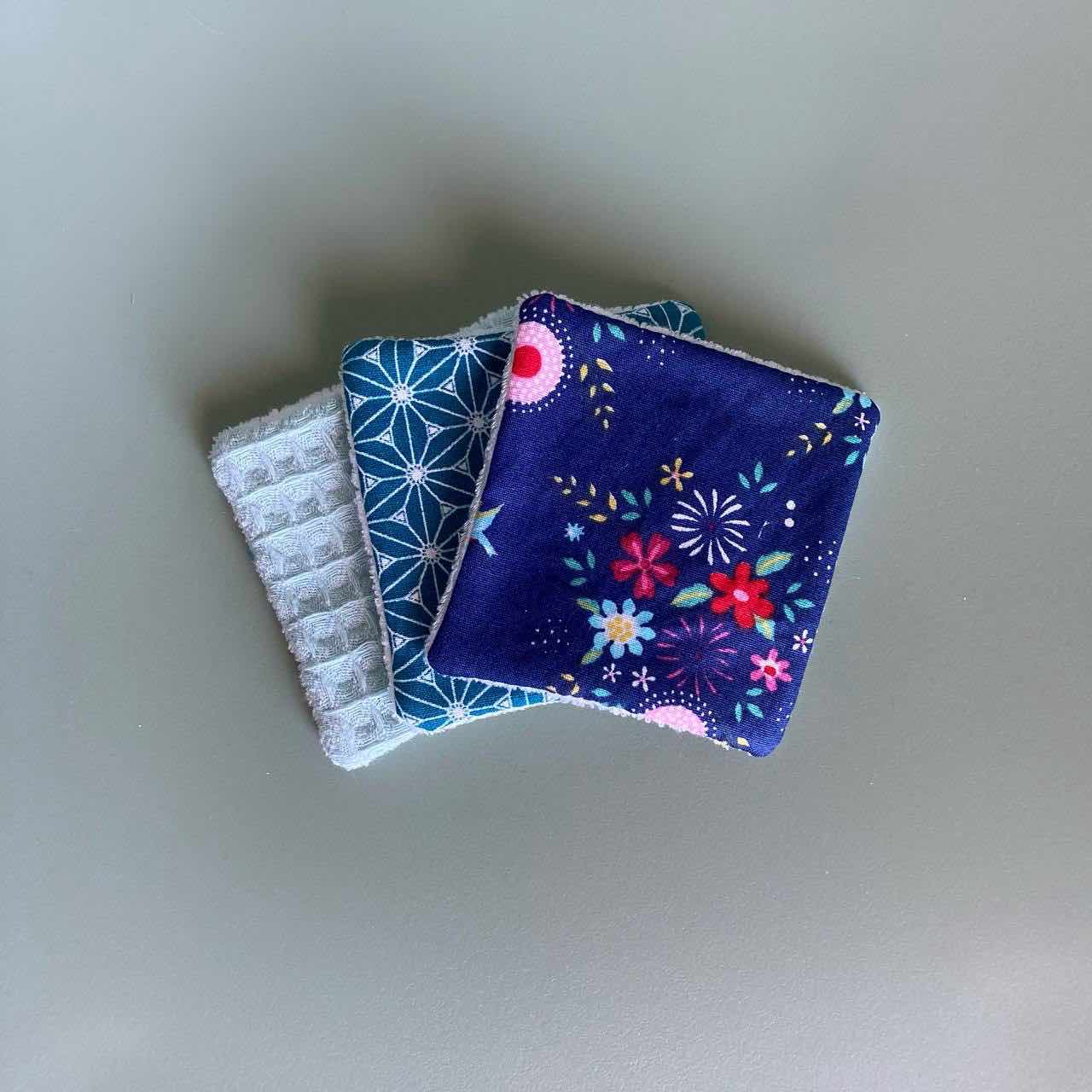 Trio de mini-lingettes (divers coloris à choix) – Image 2