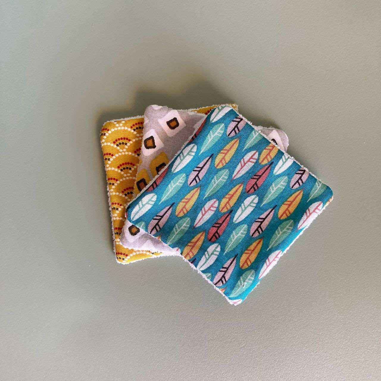 Trio de mini-lingettes (divers coloris à choix) – Image 4