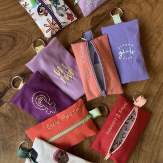 Porte-clé smart pocket "Girl Power"